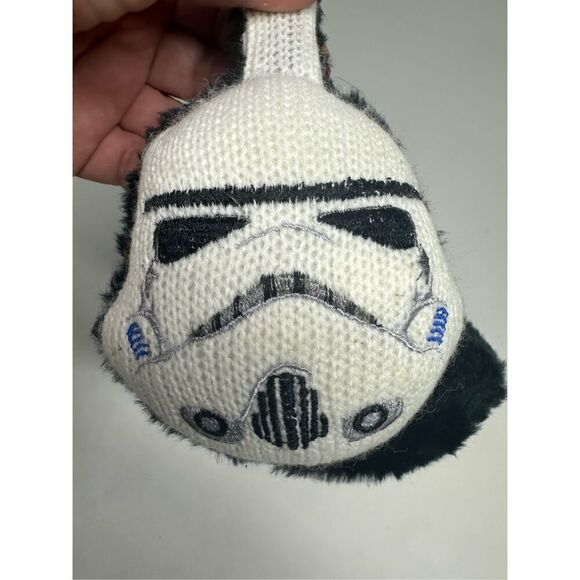DISNEY PARKS STAR WARS STORM TROOPER EAR MUFFS ADJUSTABLE ONE SIZE KNIT/FLEECE - Picture 2 of 7